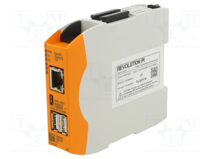 KUNBUS RevPi Core S 8GB Controlador Programable PLC IP20 KUNBUS RevPi Core S 8GB Controlador Programable PLC IP20