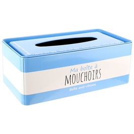 La Boite a Caja Metal "Mouchoirs" para Pañuelos de Papel 12,5x24 cm