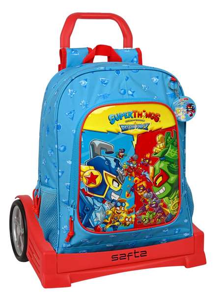 Safta Mochila con Carro Superthings Rescue Force Azul