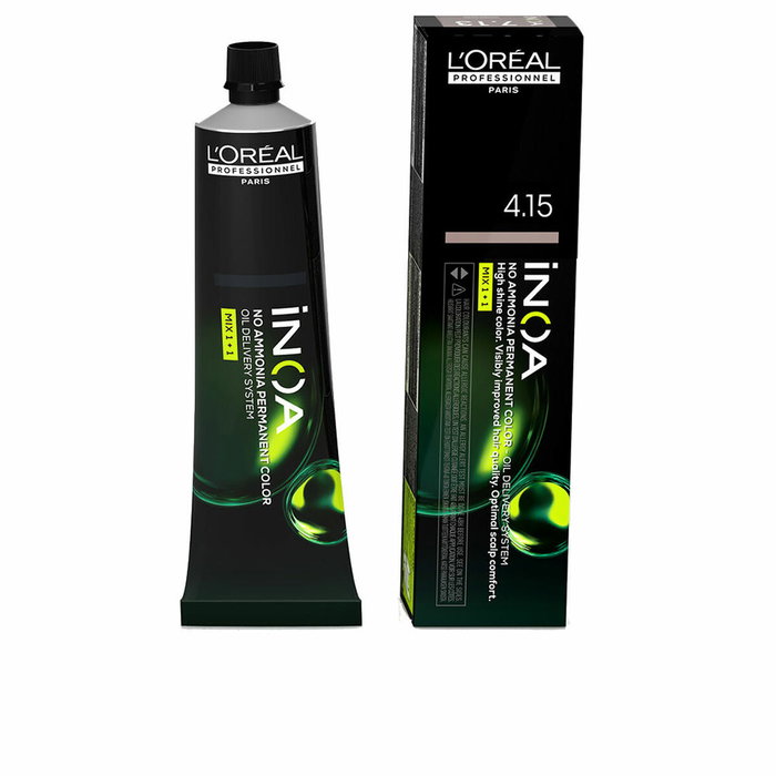 L'Oréal Professionnel Paris INOA 4.15 Castaño Ceniza Caoba L'Oréal Professionnel Paris INOA 4.15 Castaño Ceniza Caoba