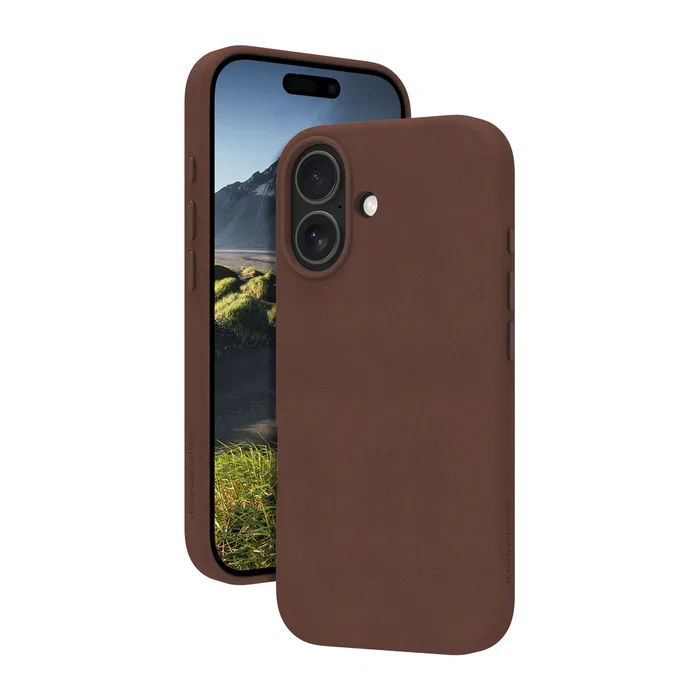 Dbramante1928 Roskilde MS Funda de Cuero Bronceado Compatible con MagSafe para iPhone 17 - Resistente a Rayones