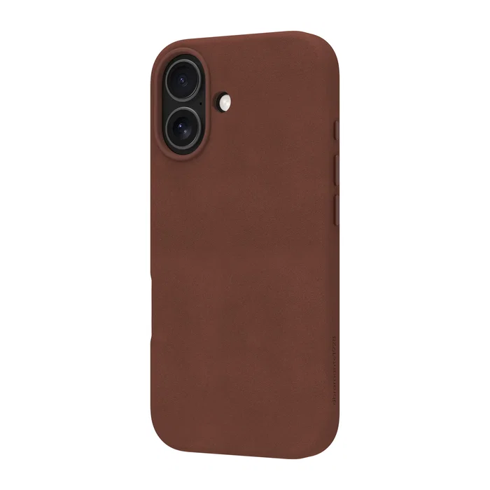 Dbramante1928 Roskilde MS Funda de Cuero Bronceado Compatible con MagSafe para iPhone 17 - Resistente a Rayones
