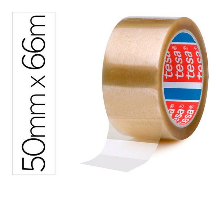 Tesa Cinta adhesiva PP transparente 66 m x 50 mm