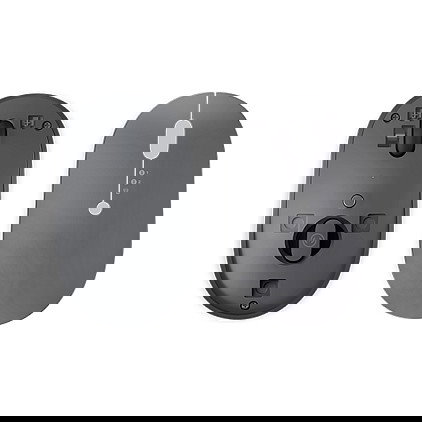 Lenovo Go Ratón Inalámbrico Ambidiestro Multi Dispositivo, RF Wireless + Bluetooth 5.0, 2400 DPI, Puerto USB-C, Recargable, Gris