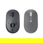 Lenovo Go Ratón Inalámbrico Ambidiestro Multi Dispositivo, RF Wireless + Bluetooth 5.0, 2400 DPI, Puerto USB-C, Recargable, Gris