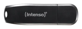 Intenso Pendrive Speed Line 16 GB USB Tipo A 3.2 Gen 1 (3.1 Gen 1) con Velocidad de Lectura de 70 MB/s, Tapa, Negro