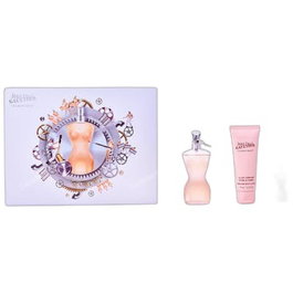 Jean Paul Gaultier Classique Set de Regalo con Eau de Toilette de 50ml, Loción Corporal de 75ml y Mini EDT de 6ml