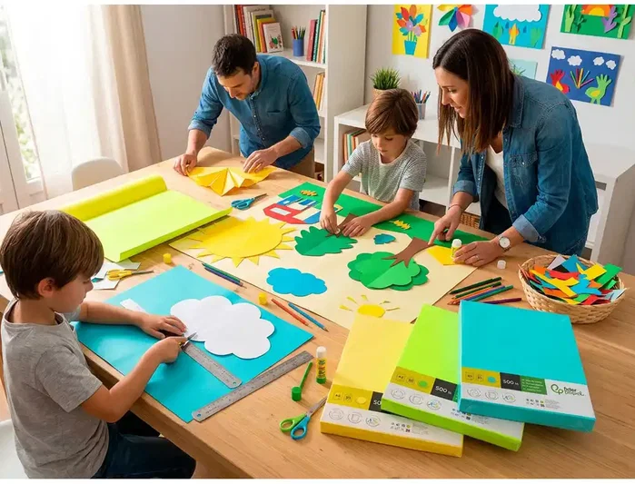 Liderpapel Papel Color DIN A3 80 g Verde Intenso, 500 Hojas