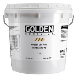 Golden Colores Acrílicos Heavy Body Oro Iridiscente (Fino) 3.78 l