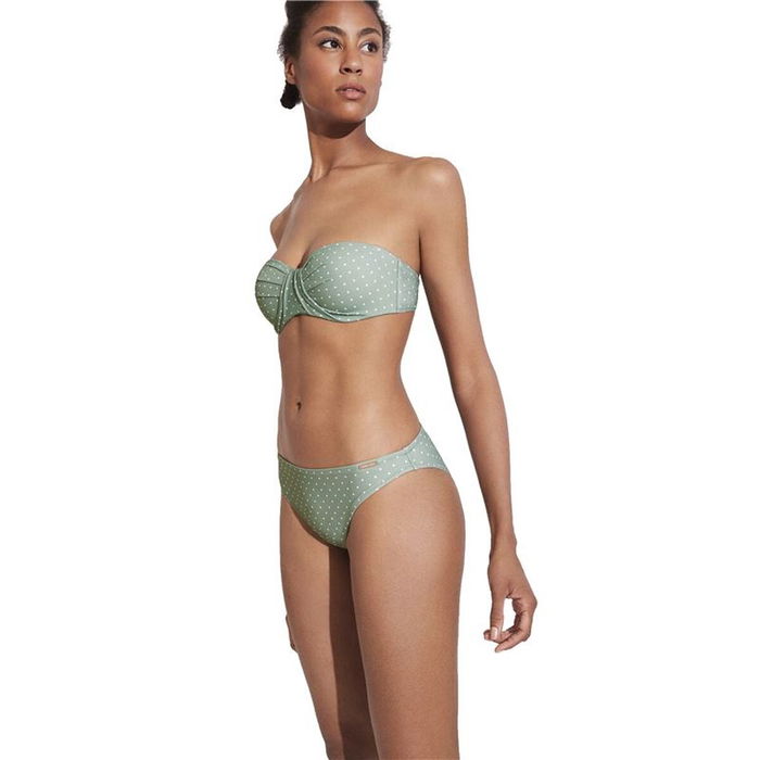 Bikini Ysabel Mora Bandeau Copa C Green Verde oscuro