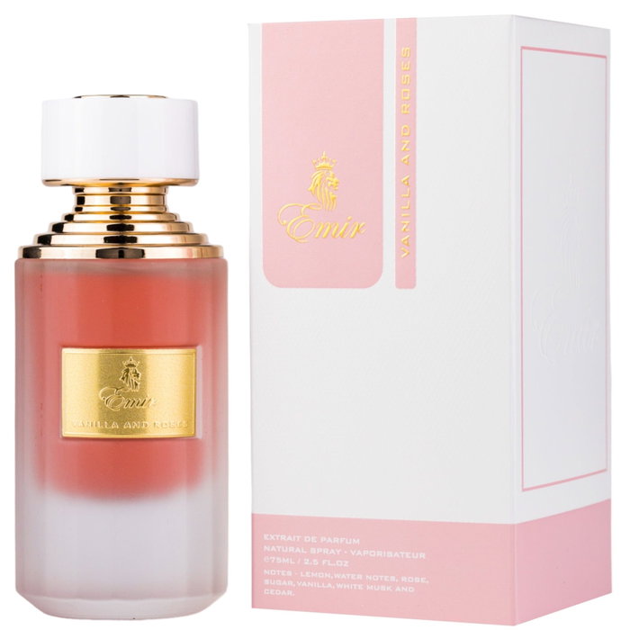 Emir Vanilla & Roses Agua de perfume para mujeres 75 ml Emir Vanilla & Roses Agua de perfume para mujeres 75 ml