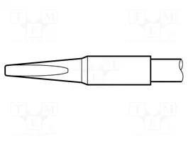 JBC TOOLS Punta de Soldadura Destornillador Prolongado 1,8x0,8mm