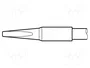JBC TOOLS Punta de Soldadura Destornillador Prolongado 1,8x0,8mm