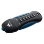 Corsair Padlock 3 Secure 64GB USB 3.2 Gen 1 - Llave USB con PIN y contraseña, color Negro/Azul, STICK 64GB