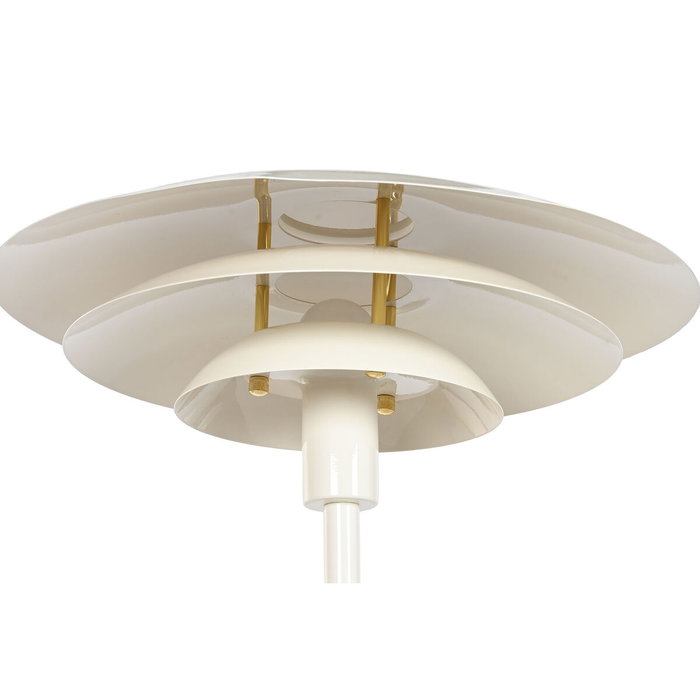 DKD Home Decor Lámpara de Pie de Metal Blanco 38x38x155 cm DKD Home Decor Lámpara de Pie de Metal Blanco 38x38x155 cm