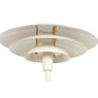DKD Home Decor Lámpara de Pie de Metal Blanco 38x38x155 cm