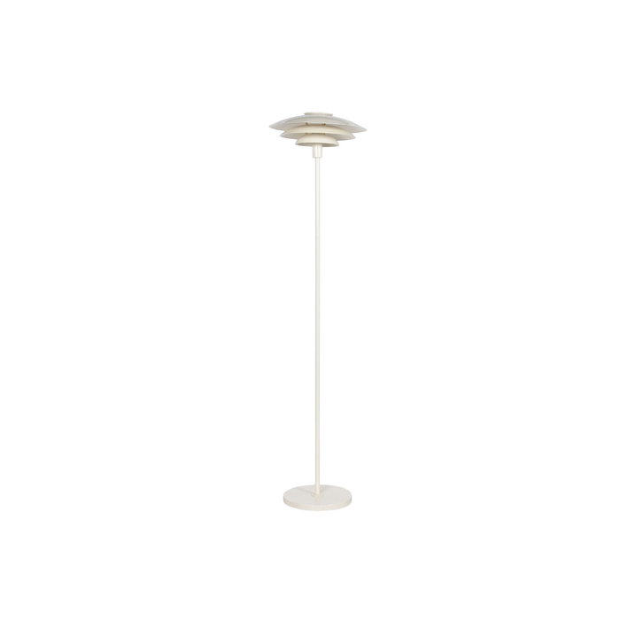 DKD Home Decor Lámpara de Pie de Metal Blanco 38x38x155 cm DKD Home Decor Lámpara de Pie de Metal Blanco 38x38x155 cm