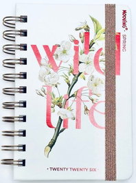 Mooving Agenda Anual 2026 Spring Wire-O con Tapa Extra y Goma