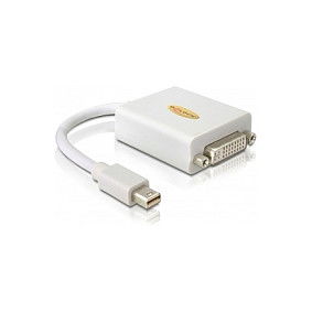 DeLOCK Adaptador Mini DisplayPort a DVI Macho-Hembra, 0.18 m, Blanco - DVI24+5-Bu DeLOCK Adaptador Mini DisplayPort a DVI Macho-Hembra, 0.18 m, Blanco - DVI24+5-Bu