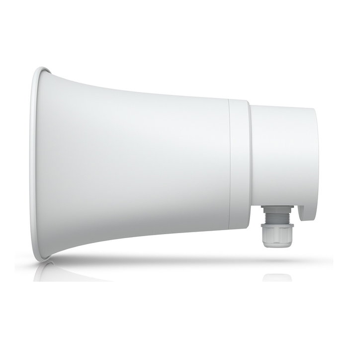 Ubiquiti Networks UP-AI-Horn-Speaker-W Altavoz de Cuerno IP66 de 1 vía 120dB Exterior Blanco Alimentación PoE