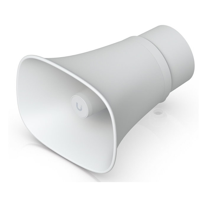 Ubiquiti Networks UP-AI-Horn-Speaker-W Altavoz de Cuerno IP66 de 1 vía 120dB Exterior Blanco Alimentación PoE