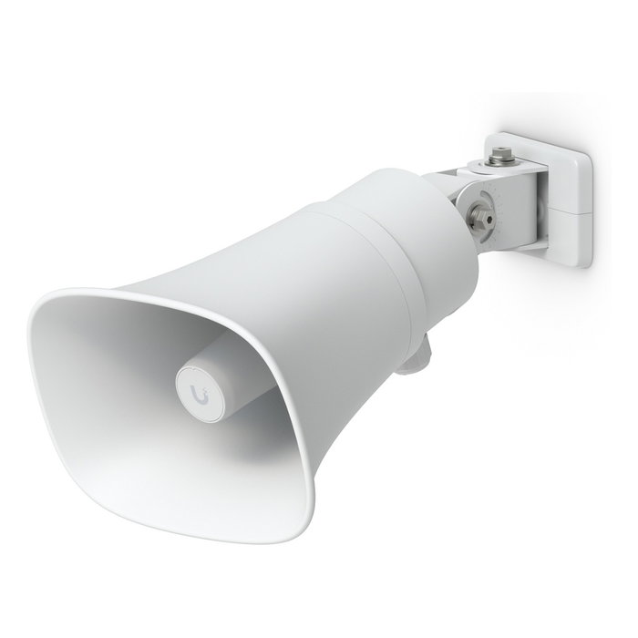 Ubiquiti Networks UP-AI-Horn-Speaker-W Altavoz de Cuerno IP66 de 1 vía 120dB Exterior Blanco Alimentación PoE