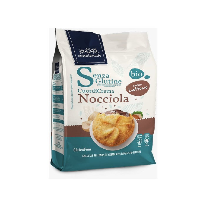 SOTTOLESTELLE Galleta Rellena Avellana Choco 200 gr SG BIO SOTTOLESTELLE Galleta Rellena Avellana Choco 200 gr SG BIO