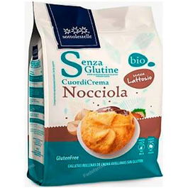 SOTTOLESTELLE Galleta Rellena de Avellana y Choco 200 Gr Sin Gluten Bio