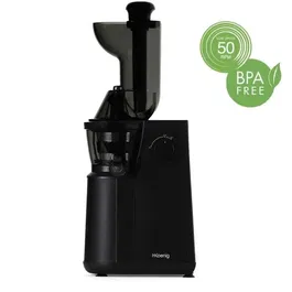 Hkoenig Extractor de jugos extra lento GSX24, 400 W, 1 L - Negro
