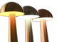 DKD Home Decor Lámpara de Sobremesa de Hierro con LED Táctil, Pack de 3 unidades surtidas