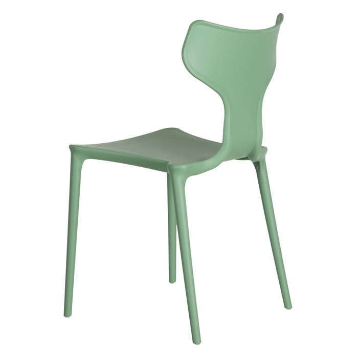 Silla Apilable Verde Menta Polipropileno 47 X 41 X 83,50 cm (Set de 4)
