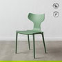 Silla Apilable Verde Menta Polipropileno 47 X 41 X 83,50 cm (Set de 4)