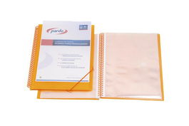 Carpeta Fundas (Tarifario) Pardo Studio Style Espiral Pp A4 40 F. Naranja