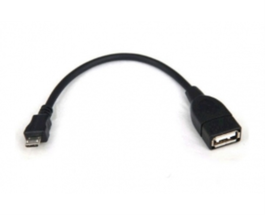 3GO Cable OTG Micro USB M-USBH 2.0 de 15 cm