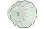 DKD Home Decor Set de 6 Copas de Cristal Verde Bubbles Garbo
