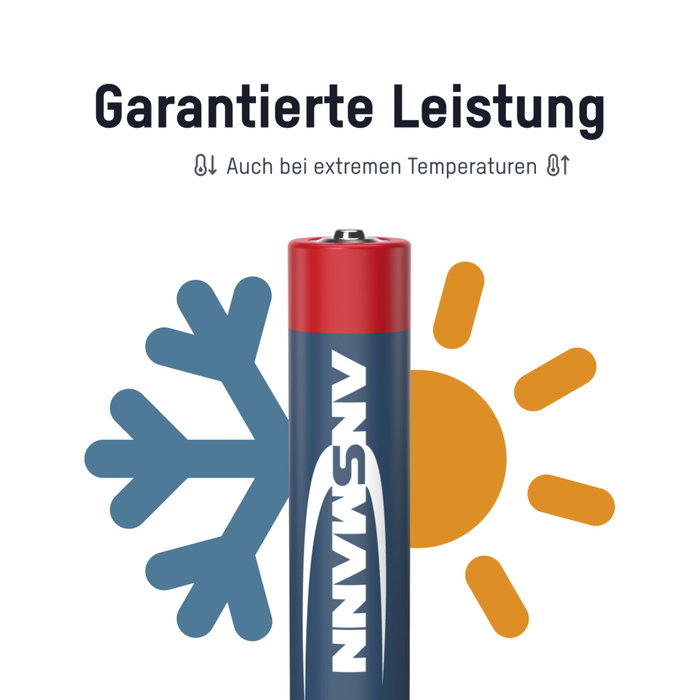 Ansmann Alkaline Micro AAA LR 03 red-line (8 unidades)