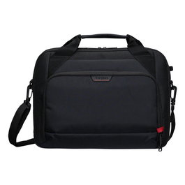 Targus EcoSmart 14 Pulgadas (35.6 cm) Maletín Negro y Rojo para Portátil 13-14", Acolchado, Resistente al Agua, con Material Reciclado