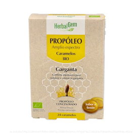 HERBALGEM Propóleo Amplio Espectro Bio - 24 Caramelos