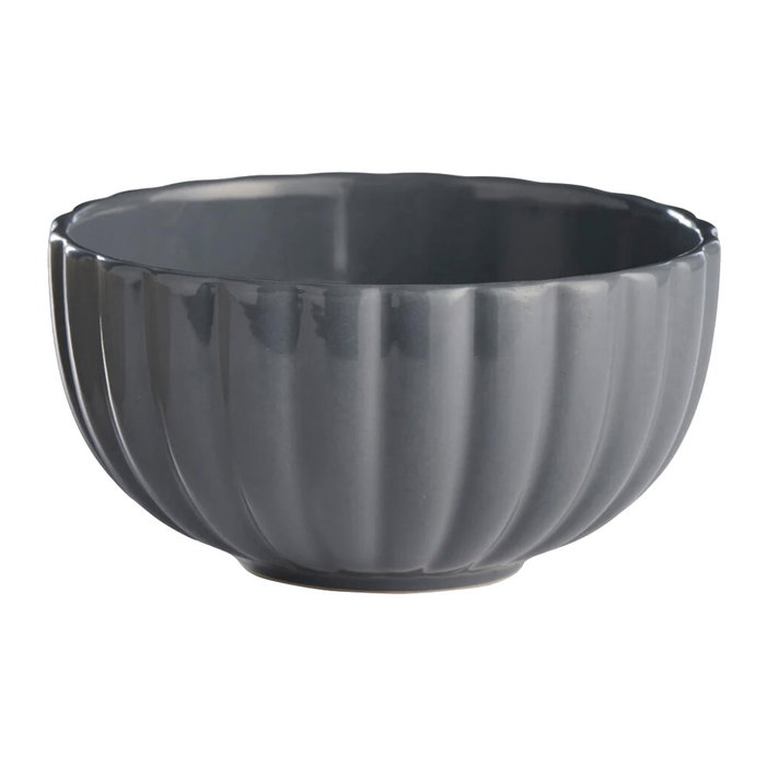Day Bol de gres con relieve, 500 ml, diámetro 13.5 cm x altura 7 cm, apto para lavavajillas, colores surtidos (beige o gris)