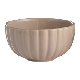 Day Bol de gres con relieve, 500 ml, diámetro 13.5 cm x altura 7 cm, apto para lavavajillas, colores surtidos (beige o gris)