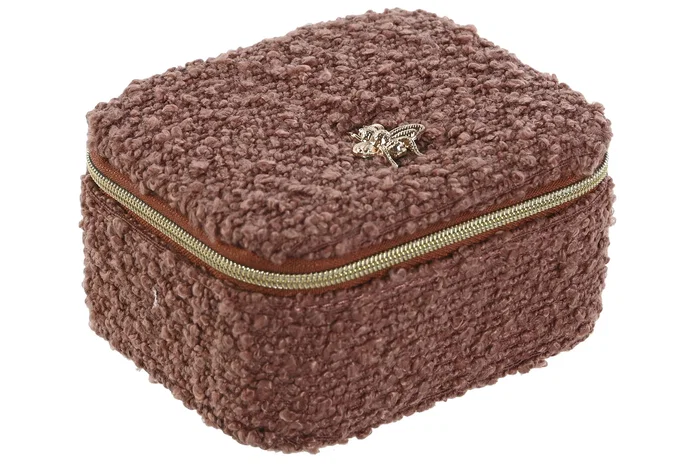 DKD Home Decor Joyero Libelula Glam Boucle Poliester Burdeos Dorado 9 x 6.5 x 11 cm (4 Unidades) DKD Home Decor Joyero Libelula Glam Boucle Poliester Burdeos Dorado 9 x 6.5 x 11 cm (4 Unidades)