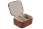 DKD Home Decor Joyero Libelula Glam Boucle Poliester Burdeos Dorado 9 x 6.5 x 11 cm (4 Unidades)