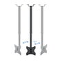 TooQ SOPORTE DE TECHO GIRATORIO, INCLINABLE Y EXTENSIBLE PARA TV/MONITOR PLASMA, TFT Y LCD DE 10-23, NEGRO
