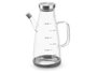 Vivalto Aceitera Borosilicato 750 ml Tapa Acero Inoxidable Transparente Negra Dimensiones 17x21x10 cm (Set de 12)