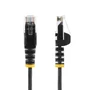 StarTech Cable Ethernet Cat6 Slim UTP 7m Negro - N6PAT7MBKS - Conectores sin Gancho RJ45, PoE++ 100W, Cubierta LSZH, 28AWG