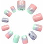WOW GENERATION Set de 24 uñas adhesivas