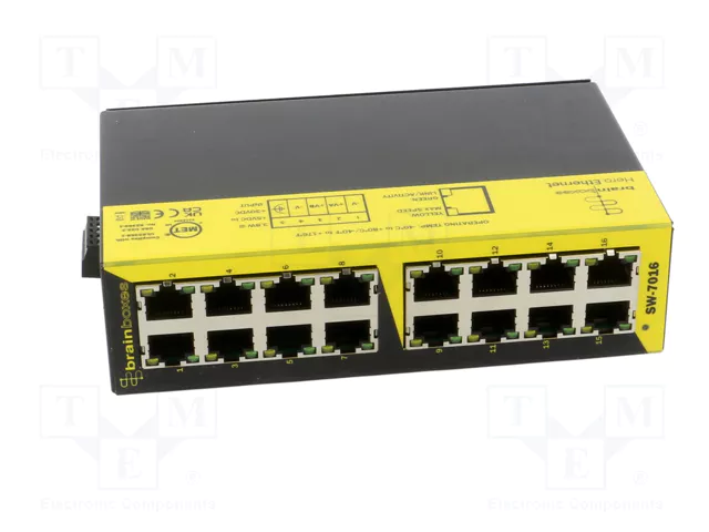 BRAINBOXES SW-7016 Switch Ethernet No Administrado de 16 Puertos BRAINBOXES SW-7016 Switch Ethernet No Administrado de 16 Puertos