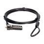 Conceptronic Cable de seguridad con combinación de 4 dígitos, 1,8 m