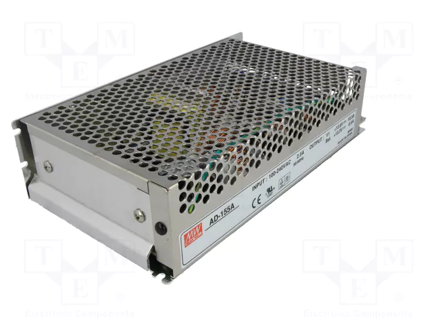 MEAN WELL AD-155A Alimentador Buffer 151,55W 13,8VDC MEAN WELL AD-155A Alimentador Buffer 151,55W 13,8VDC