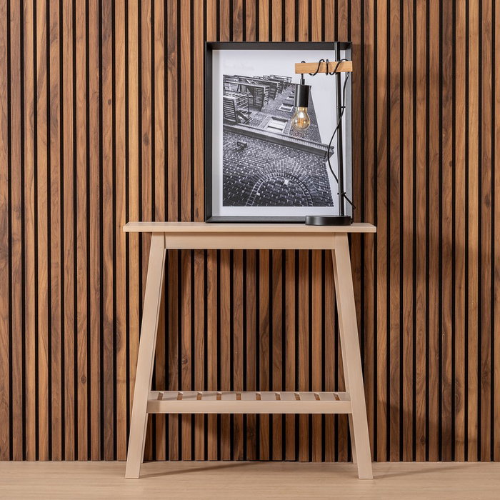 Consola Crema Dm-Madera 71 X 30 X 71 cm